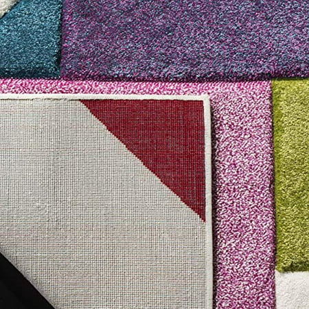 SAFAVIEH Hollywood Collection HLW702A Mid-Century Modern Non-Shedding Living Room Bedroom Accent Rug Rose Ivory 2'3 x 4' SAFAVIEH Hollywood Collection HLW702A Mid-Century Modern Non-Shedding Living Room Bedroom Accent Rug Rose Ivory 2'3 x 4'